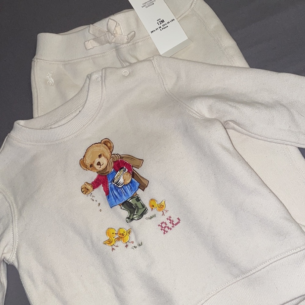 Ralph Lauren Sweat Suit Set 12Month